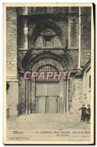 Old Postcard Tournai The Cathedral Gate Mantilla Riviera Place des Acacias