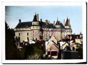 Modern Postcard Chateau De Langeais The Facade Of The City