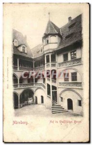 Postcard Old Nurnberg Hof im Hause Kraffischen