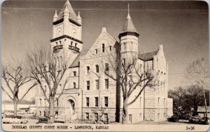 Kansas Lawrence Douglas County Court House Real Photo