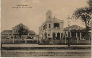 PC WELTEVREDEN NOORDWIJK MET GEBOUW FACTORY INDONESIA (A23209) 