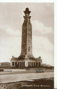 Hampshire Postcard - Portsmouth Naval Memorial - Real Photograph - Ref 10035A