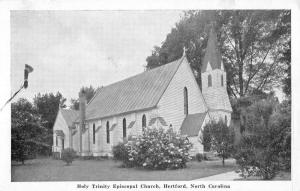 Hertford North Carolina Holy Trinity Episcopal Church Antique Postcard K94496