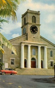 KAWAIAHAO CHURCH Honolulu, Hawaii c1950s Chrome Vintage Postcard