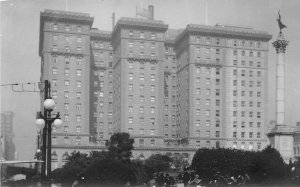 San Francisco California 1920-30s RPPC Real Photo Postcard Hotel St Francis