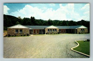 Wartburg TN-Tennessee, Schubert Motel, Advertising, Panoramic, Chrome Postcard 