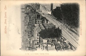 Halifax Nova Scotia NS Barrington St. Birdseye View c1900 Vintage Postcard