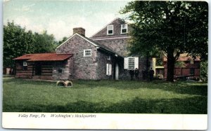 Postcard - Washington's Headquarters, Valley Forge, Pennsylvania, USA