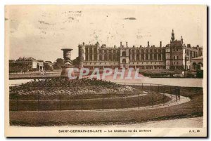 Old Postcard Saint Germain en Laye Chateau seen Parterre