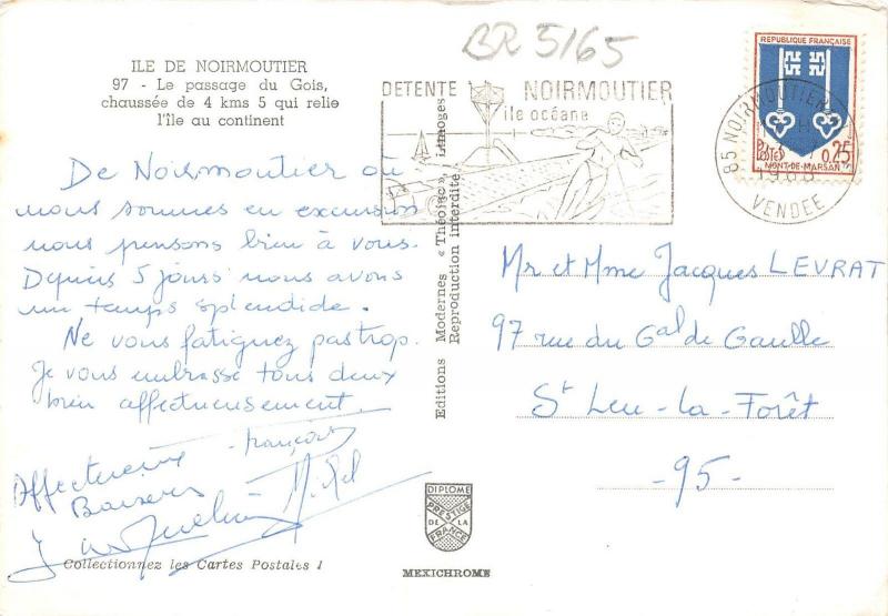BR5165 Le Pasage du Gois Ile de Noirmoutier   france