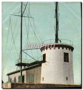 Old Postcard The Lighthouse This semaphore