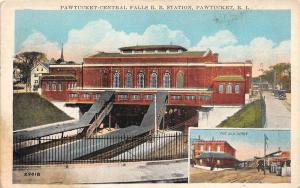 9880  RI Pawtucket  Central Falls Railroad  Station