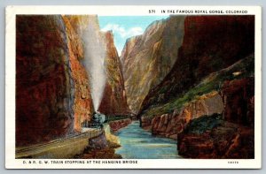 Railroad Postcard - Denver & Rio Grande RR - Colorado