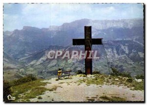 Postcard Modern Die Drome background to cross the Glandasse Justice and the C...