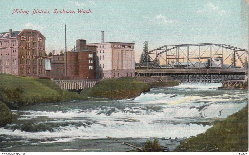 SPOKANE , Washington , 00-10s ; Milling District