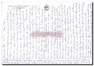 Modern Postcard La Cote D & # 39Azur Cap Martin