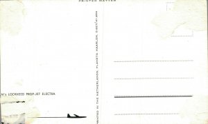 Aviation Lockheed Prop-Jet Electra Aircraft Postcard 03.54