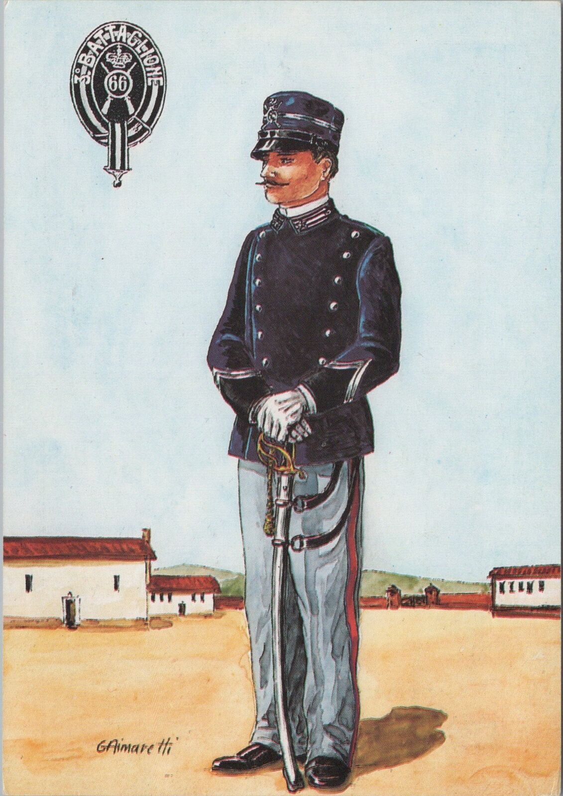 Military Postcard Italian Soldier, Uniformi Storiche 17161988