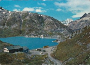 Switzerland Grimselpasshoehe mit Totensee und Lauteraarhorn 1953