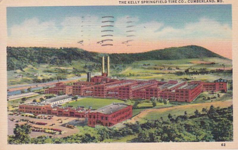 Maryland Cumberland The Kelly Springfield Tire Company 1953