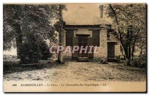 Old Postcard Rambouillet The park's shells chaumiere