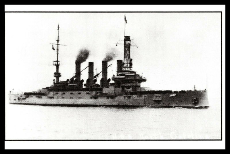 Postcard USS North Carolina CA-12 