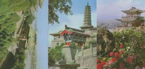 Lanchow Temples Chinese China 3x Postcard s