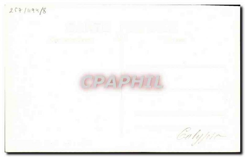 Postcard Old Boat Submarine Calypso