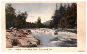 New York  Glimpse of Au Sable River