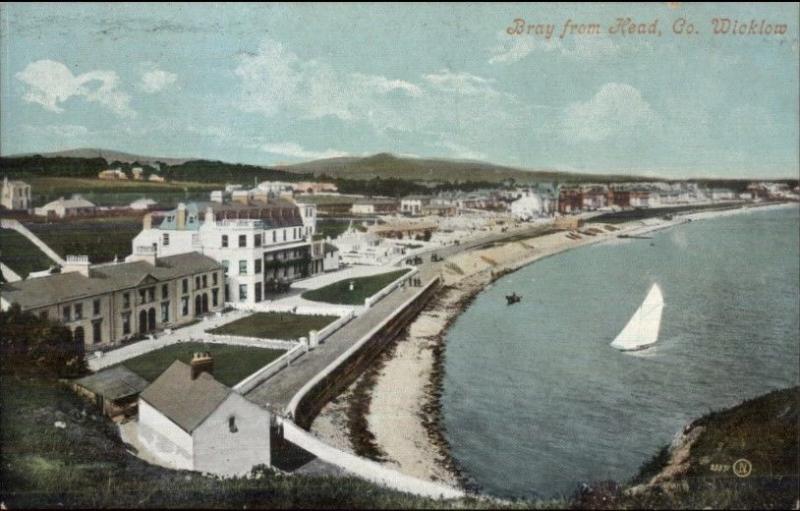 Bray From Head Co. Wicklow Ireland c1910 Postcard