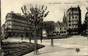 CPA LIMOGES - Place Jourdan (390714)