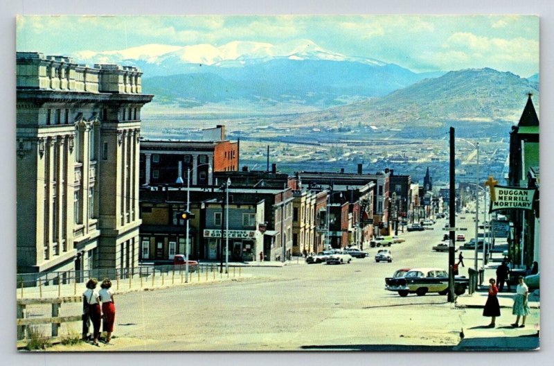 Morbid Mortuary   Butte  Montana   Postcard