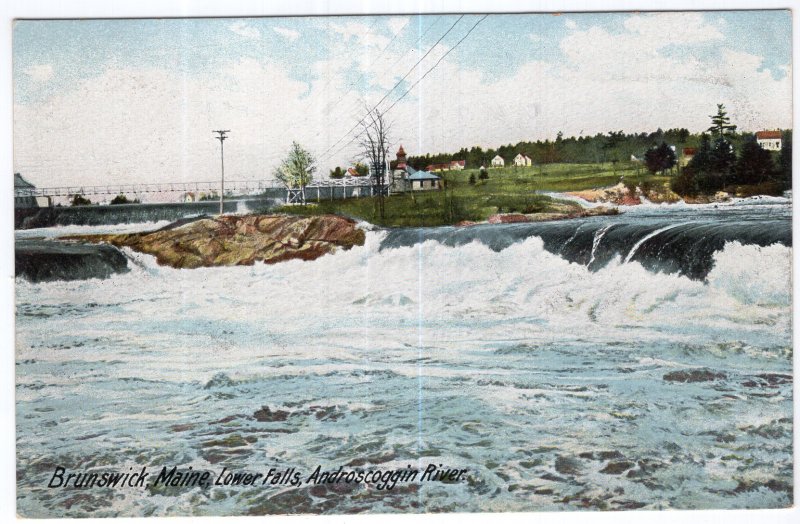 Brunswick, Maine, Lower Falls, Androscoggin River