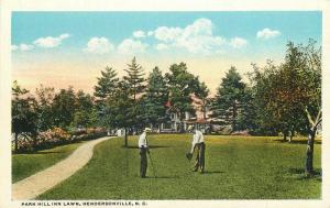 1920s Golf Sports Park Hill Lawn Hendersonville North Carolina Teich 1094