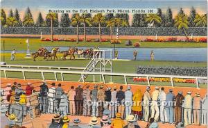 Running of the Turf, Hialeah Park Miami, Florida, FL, USA Horse Racing 1945 