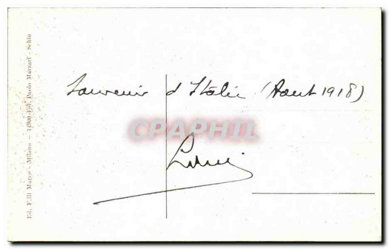 Postcard Old Milan Duomo e Torre S Gottardo