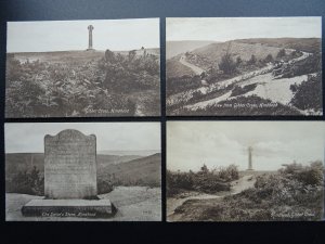 Surrey 4 x HINDHEAD Gibbet Cross & Sailor's Stone - Old Postcard