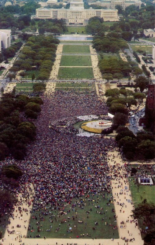 DC - Washington. Pope John Paul II, Mass in October 1979