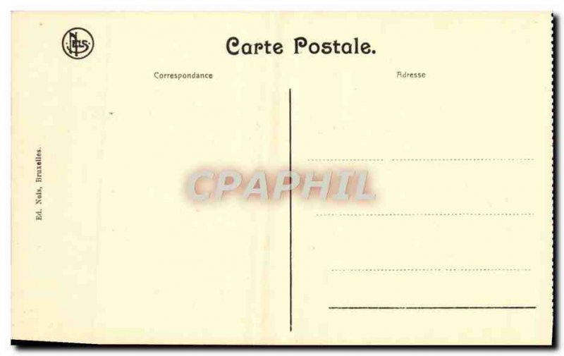 Old Postcard Brussels Grand Place