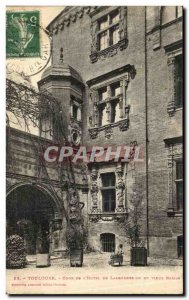 Old Postcard From The Toulouse Court Hotel De Or Du Vieux Raisin