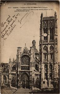 CPA DIEPPE-Facade et Tour de l'Église St-Jacques (347423)