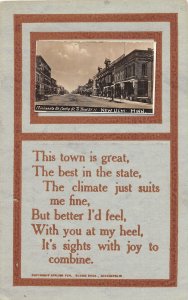 J52/ New Ulm Minnesota RPPC Postcard c1910 Minn Street Stores 327