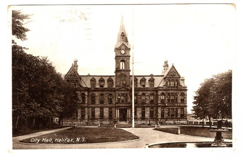 City Hall, Halifax, Nova Scotia, Used 1935