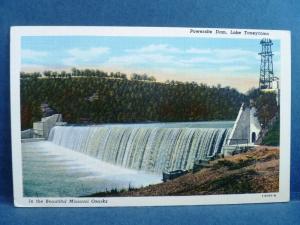 Postcard MO Lake Taneycomo Powersite Dam