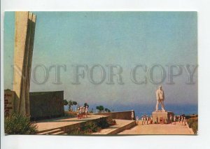 464876 USSR 1973 year Anapa monument to captain Kalinin postcard