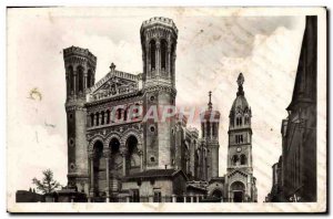 Postcard Modern Lyon Basilica Of Fourviere ND