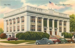 MS, Meridian, Mississippi, City Hall, Curteichp No. J0688