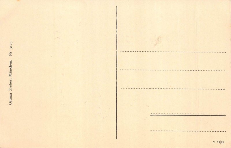 A078 Germany Lenggries Village mountain vintage postcard