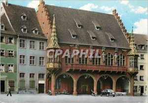 Modern Postcard Freiburg (Germany) Old house in the square of the Cathedral