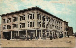 Russell Block Moose Jaw SK Saskatchewan Valentine & Sons 109 Series Postcard H7